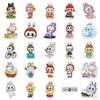 50 stk Labubu klistremerker alvegruppe Labubu søt tegneseriekanin vanntett dekorasjon mobiltelefon vannkopp klistremerke