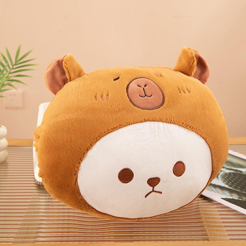 Pikachu Plush Stuffed Animal Long Pile Fur Hand Warmer Pillow Gift For Kids StyleO