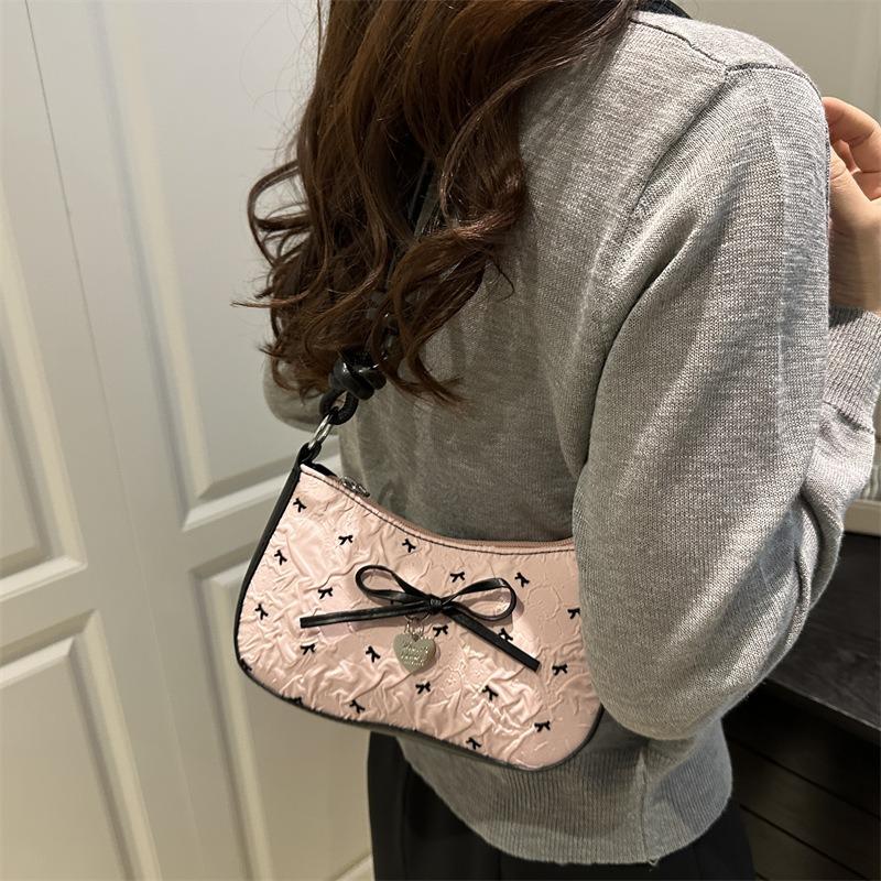 Niche Design Bow Underarm Summer New Sweet Fashion Versatile Shoulder Messenger Bag
