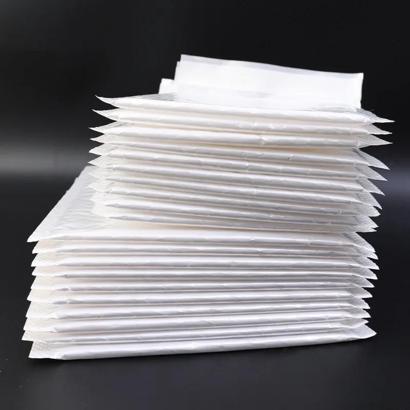 100pcs Bubble Mailers Wholesale White Padded Envelope for Packaging Mailing Gift Self Seal Shipping Bags Bubble Envelope