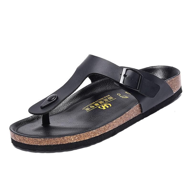 New Leather Men Sandals Men's Flip Flops Women Slippers Outdoor Beach Casual Shoes Zapatos Hombre Durable Non-Slip Luxury Shoes