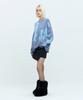 Mea Damaged Allover Knit [Blue]