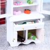 1:12 Dollhouse Miniature Decor Wood Display Cupboard Cabinet  Bookcase Bookcase