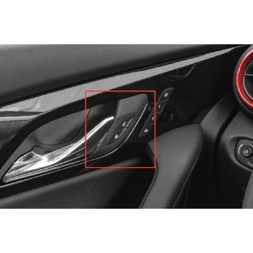 For Chevrolet Blazer 2019-2021 Matte Silver Console Inner Door Handle Frame Trim