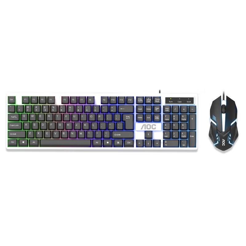 AOC KM100 Wired Gaming Keyboard Mouse Combo