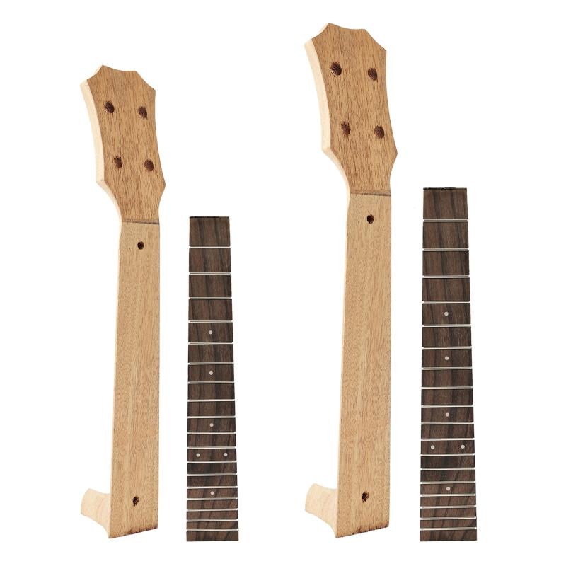Ukulele Neck Rosewood Fingerboard DIY 23/ 26" Ukulele Kit Easy to Install