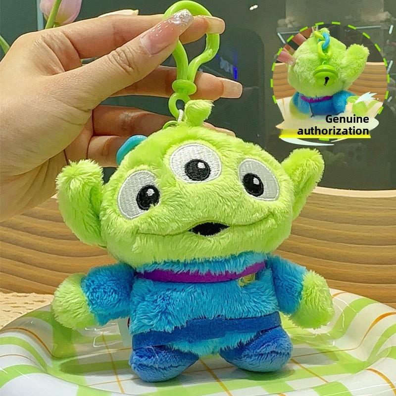 Toy Story Alien Plush Keychain Pendant Burger And Flower Design For Gift Giving