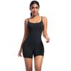 Auroth Backless Sports Jumpsuit Women Seamless One Piece Yoga Romper Workout Shorts Running Fitness Bodysuit