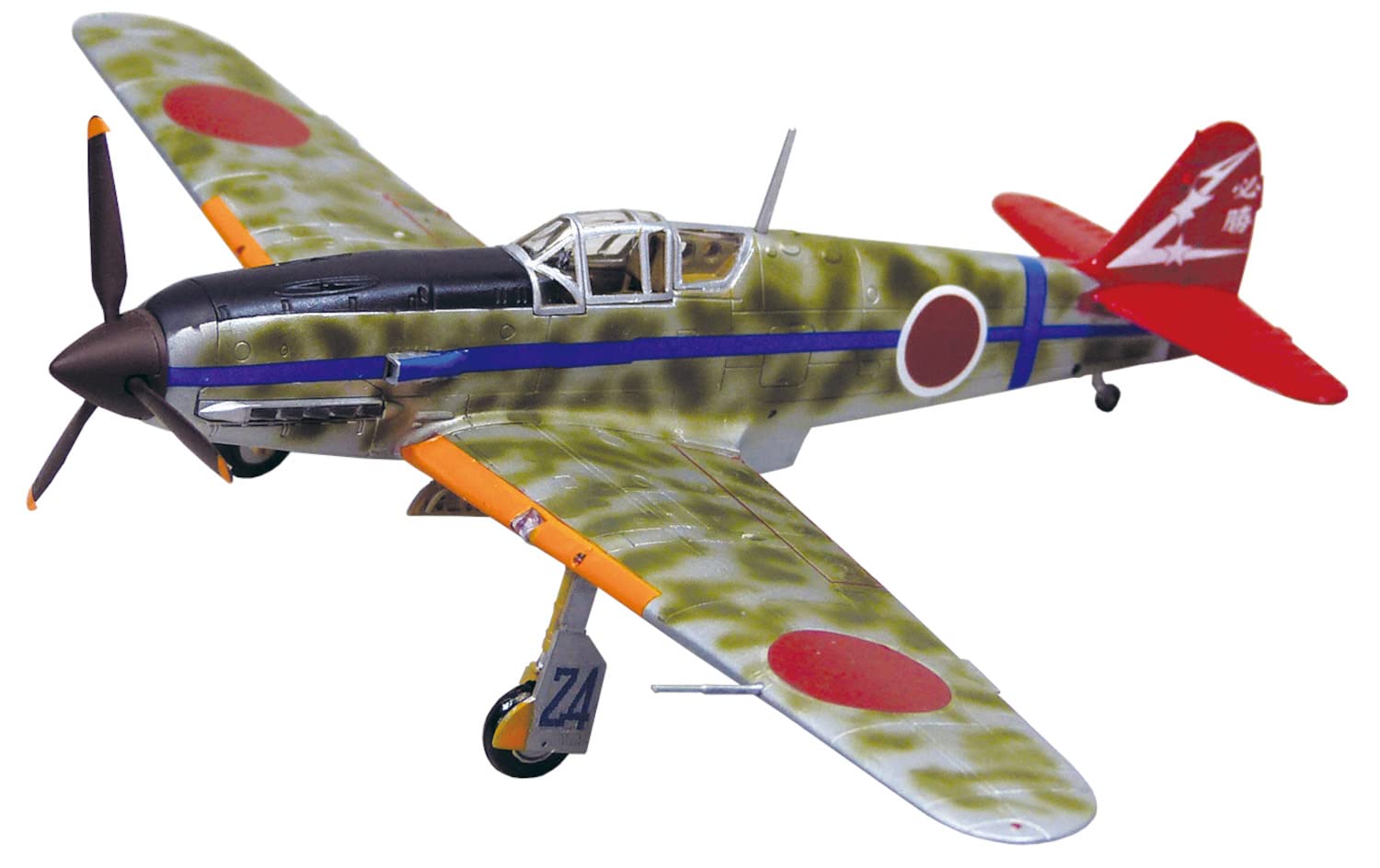 

Aoshima Bunka Kyozai Серия самолетов Истребитель Тип 1 Хиен Сборная пластиковая модель 1/72 №3 Ki-61-I