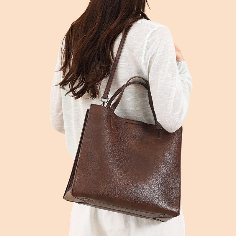 Women's PU Handbag Large Capacity Commuter Shoulder Bag