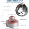 Hamburger Pasta Mühürleyen Kalıp Ekmek Yuvarlak Paslanmaz Çelik DIY Sandviç Kesici Pişirme Paslanmaz Çelik Sandviç Kesme Sızdırmazlık Kalıbı