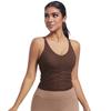 New Yoga Camisole, Beautiful Back, Sports Running, Fitness, Breathable Pleated Vest, Quick Drying Fitness Suit, Slim Fit Top For Women