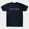 Herren Schwarzes Print-T-Shirt Ok Boomer No-Cut Transferpapier Print Baumwoll-T-Shirt