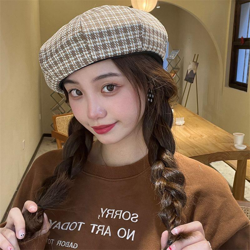 Damenhüte Neue Ankunft Modischer Vielseitiger Baskenmütze Damen Künstlerhut Minimalistische Elegante Kopfbedeckung