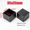 Black PVC Furniture Table Foot Tip Chairs Legs Pad Protector Cover Square/Round Caps Pipe Plug Lid Tube Hole Protection End Cap