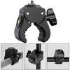 Mount Bracket for Securing Accessories To 37mm Thick Objects 1/4 Inch Screw Port for Tripod Camera Mounts On Motorcycles