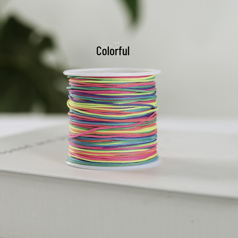 Jade Line 72 Wear-Resistant Non-Elastic Red Rope Pendant Lanyard for DIY Chinese Knot Jewelry.