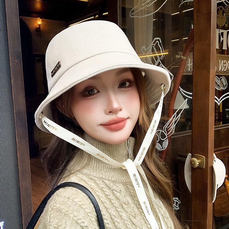 1pc Women's Elegant Bucket Hat,All Seasons Casual Breathable Comfortable Panama Cap,Suitable ForParties,Beach,Cafe,Vacation