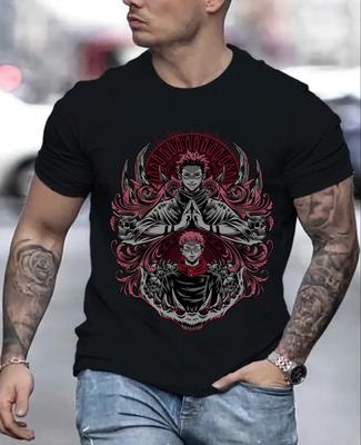 Jujutsu Kaisen T-Shirt Geto Suguru Gojo Girl Anime Geschenk Schwarzes T-Shirt Alle Größen