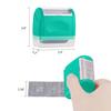 Identity Theft Protection Roller Stamps Refillable Guard Your ID Privacy Confidential Data Wide Security Stamp Roller with 3 Ink Refills Green