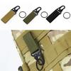 2 buc cataramă tactică agățată Molle din nailon, centură de carabiner, breloc triunghiular pentru alpinism în aer liber, accesoriu pentru instrumente de camping