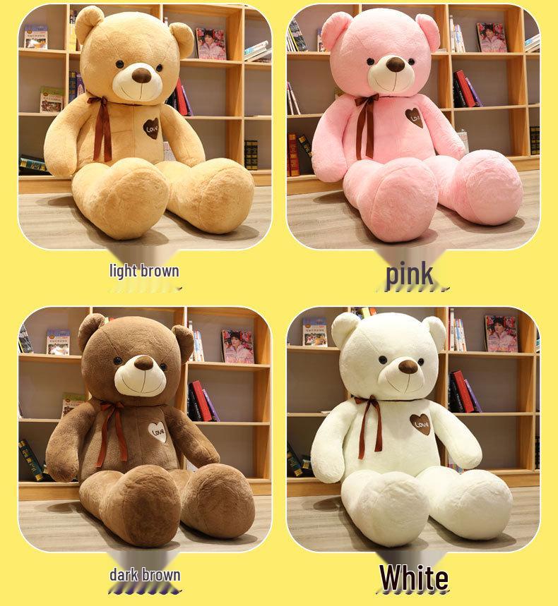 Teddybär Plüschtier - Große Stoff-Panda-Puppe, Umarmbares Geschenk für Freundin oder Kinder, Perfekt für Geburtstage