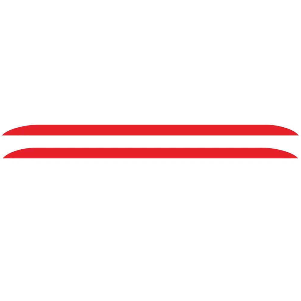 2PCS Fashion Racing Stripes Car Sticker for Kia Picanto Morning Creative Side Skirts Vinyl Decals Decorative Door Decal
