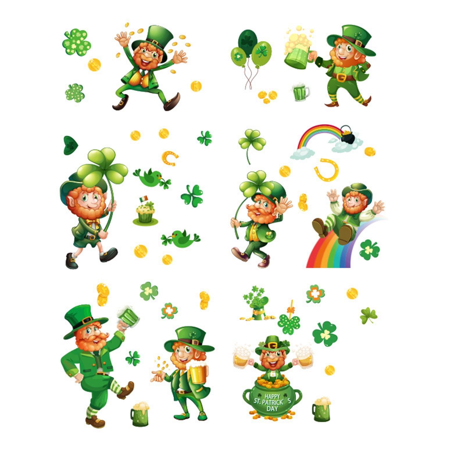 

Наклейки на окна ко Дню Святого Патрика Декор ко Дню Святого Патрика Украшения ко Дню Святого Патрика Наклейки на окна ко Дню Святого Патрика