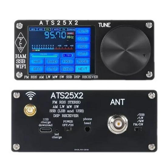 ATS-25X2 All-Wave FM RDS WiFi Radio with Spectrum Scan DSP Receiver
