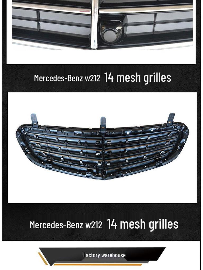 Kompatibler W212 Zentralgrill für 14 Modelle: Kühlergrill E180/E200/E300, Teil 2128801583