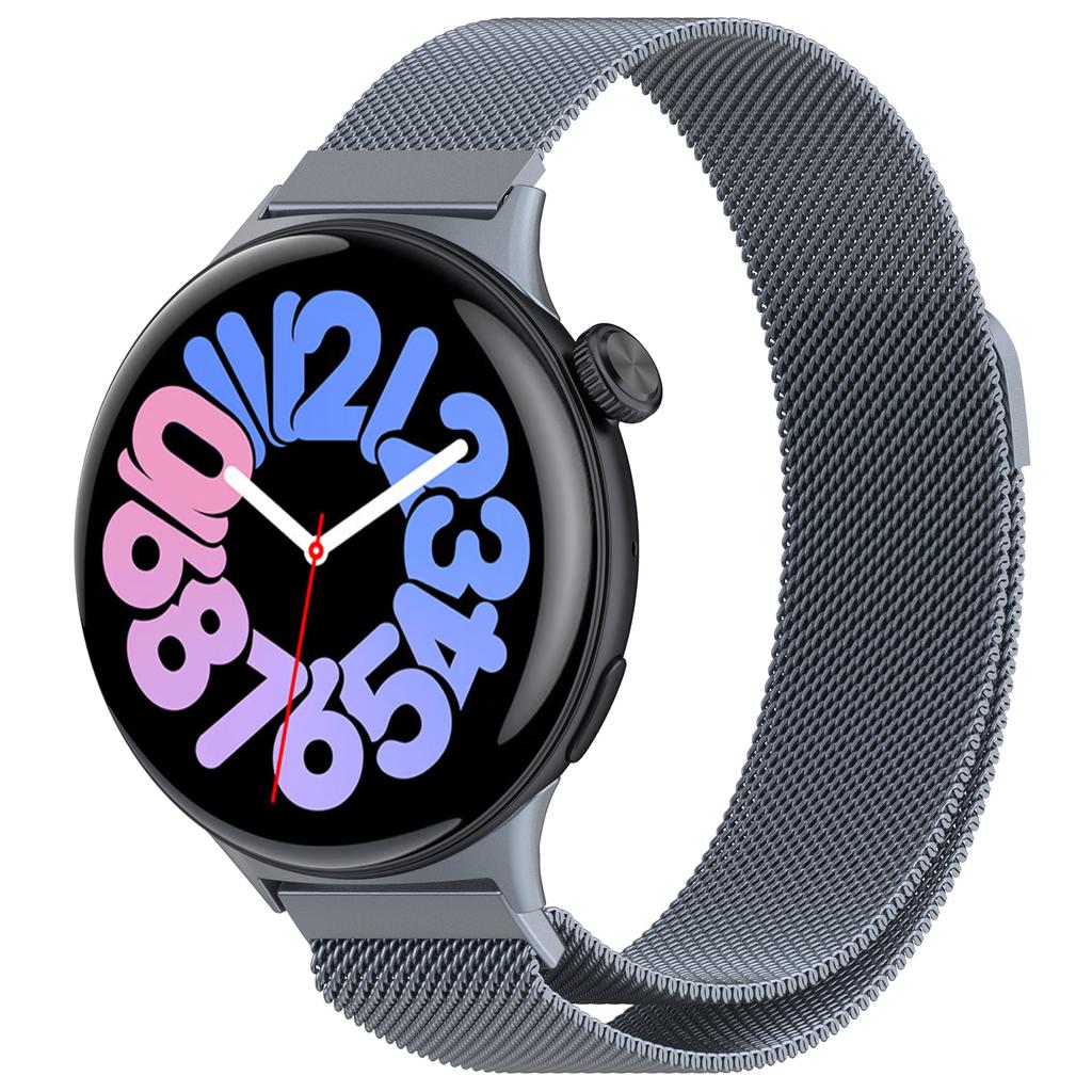 Für vivo Watch 3 Magnetisches Edelstahl-Milanese-Armband Ersatzarmband