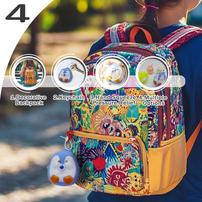 NEW Cute Animal Spitting Bubbles Squish Squeeze Toy, Anxiety Stress Relief Toys For Children and Adults, Birthday Christmas Gift