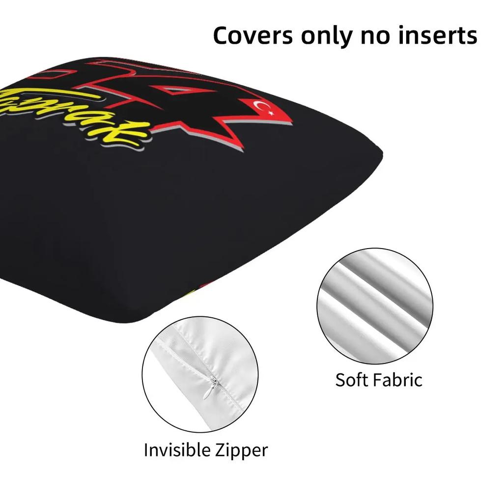 Toprak Razgatlioglu 54 2 Pcs Square Pillowcase Pillow Cover Cushion Decor Comfort Throw Pillow For Home Living Room