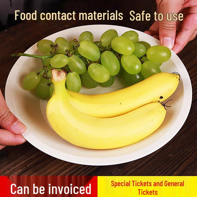 ZISIZ Rice Husk Disposable Mini Plates