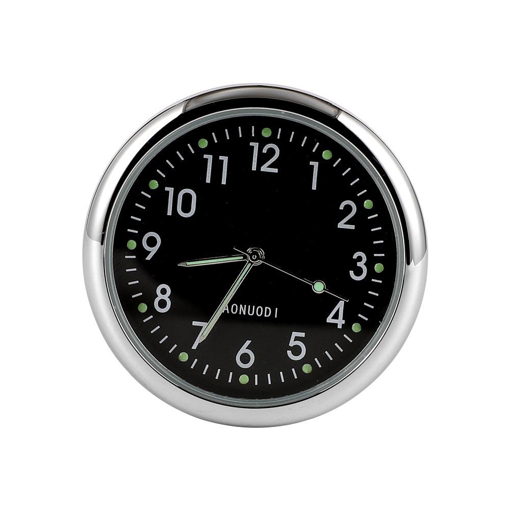4cm Diameter Electronic Quartz Car Clock with One Click Start Creative Car Accessory
