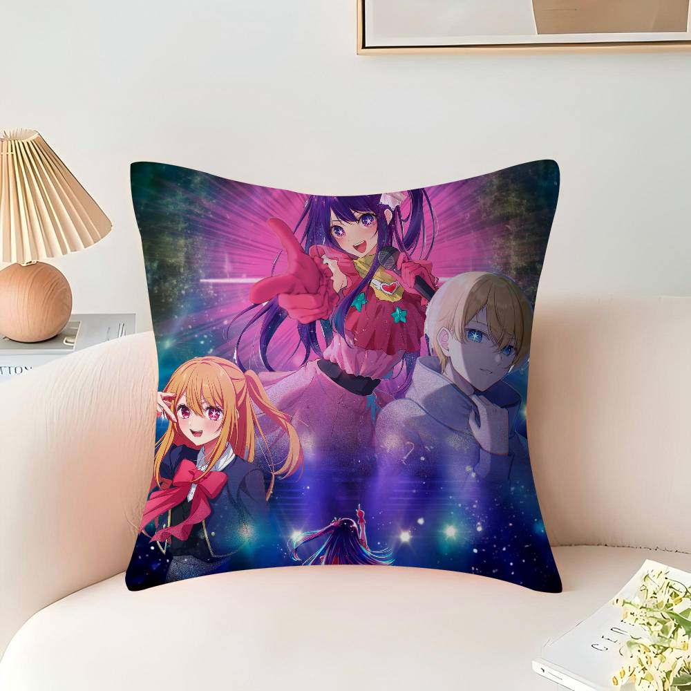 Anime O-Oshi No Ko Pillow Anime Pillow Sofa Bed Head Pillow Cover Cushion Cover 45x45 Cm Fashion