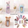 Cute Japanese Star Sailor Moon Plush Pen Holder Pencil Case For Girls' Stationery Storage, Transparent Gift Bag