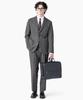 Sac à dos d'affaires ISIT Saphir II, 3-en-1, Convient aux formats B4 et PC 15,6 pouces, Serviette pour homme, Non. 937514 (Noir)