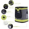 Pettom Cat Carry Bag Dog Pet Carrier Pet Backpack Backpack, Backpack, Cute, Breathable, Non-Collapsible (Green)