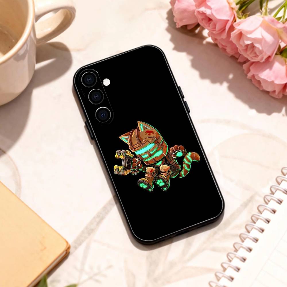 Dead-ES SpaceS Game phone Case For Samsung Galaxy A73,A72,A71,A70,A53,A52,A51,Others Soft Black Shell
