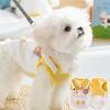 Funny Goose Design Cat Two Legged Vest Cartoon Pet Coat Pet Traction Vest  Spring