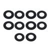 Set Of 10 Rubber Gaskets Washers Leak Proof Sealing Easy To Install Rubber Seal Rings Set for Bathroom Sinks & Drain