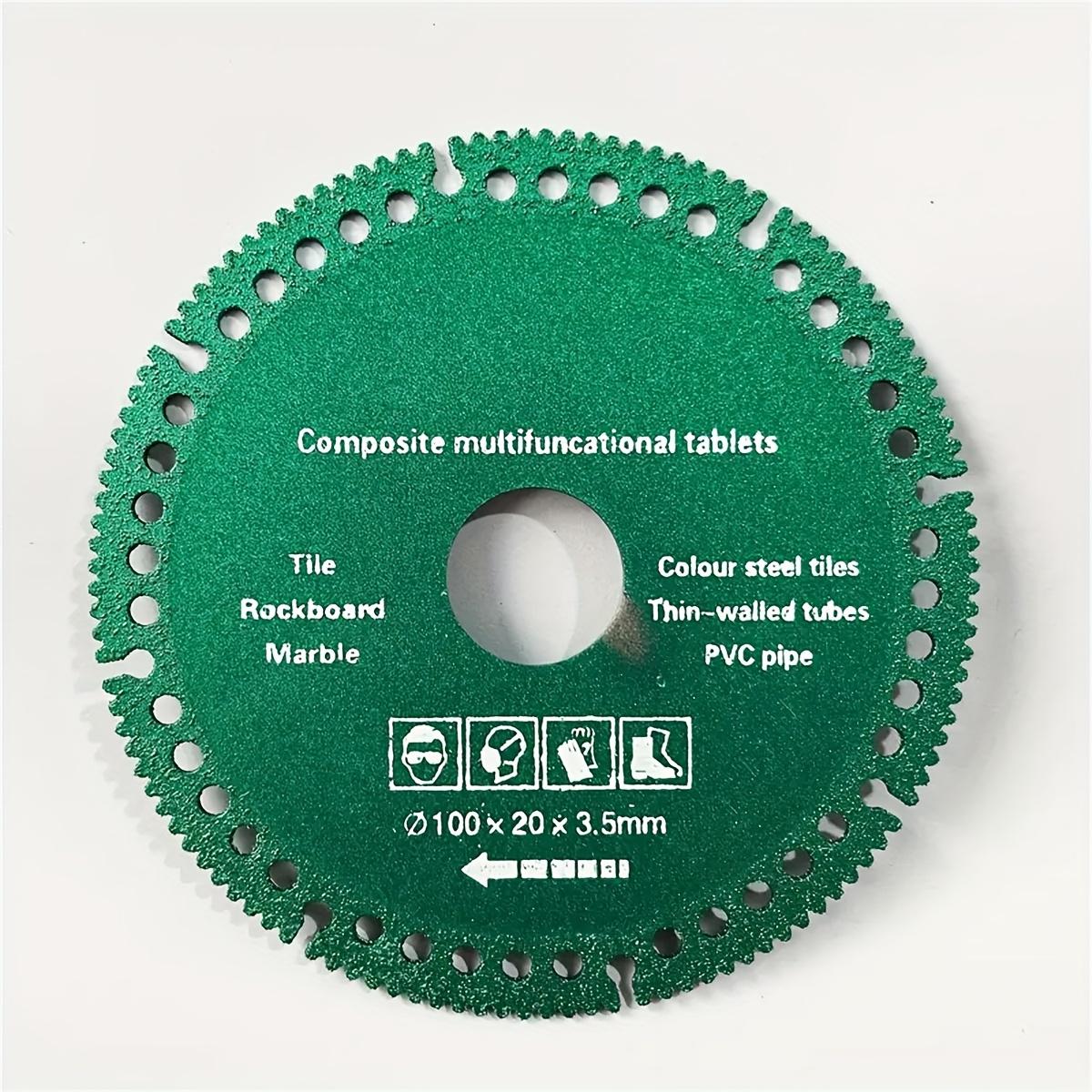 

1 шт. Небьющийся алмазный шлифовальный круг - профессиональные прецизионные инструменты для плитки, мрамора, сланца, ПВХ-труб и дерева темно-зеленого