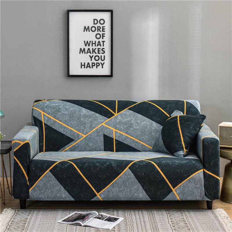 New Color 1/2/3/4 Seats Sofa Couch Cover Stretch Corner Sofa Covers L Shaped Sofa Slip Cover Protector Bench Cover Thin Fabric