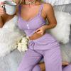 Women's Homewear Lace Camisole Trousers Set of Comfortable Stretch Home Leisure Can Be Worn Outside Pajamas