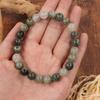 Festive Gifts Green Seraphinite and Moonstone Beaded Bracelet Fresh Natural Fashion Jewelry for Women Daily Wear Gift Simple Elegant Accessory