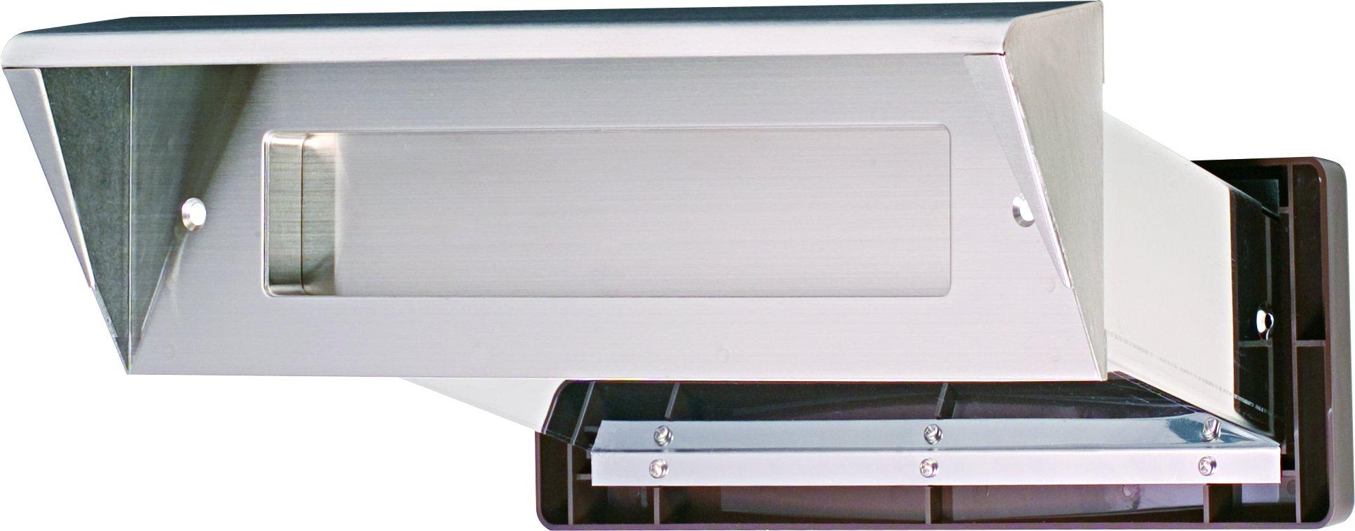 

Желоб из нержавеющей стали с внутренней крышкой, герметичного типа, нет. 24, Большая стена, В/Н