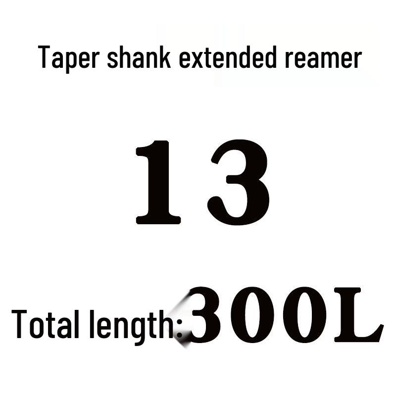 Extra Long High-Speed Steel Taper Shank Machine Reamer for Deep Holes, Sizes 16, 18, 20, 22, 24, 25, 30, 40