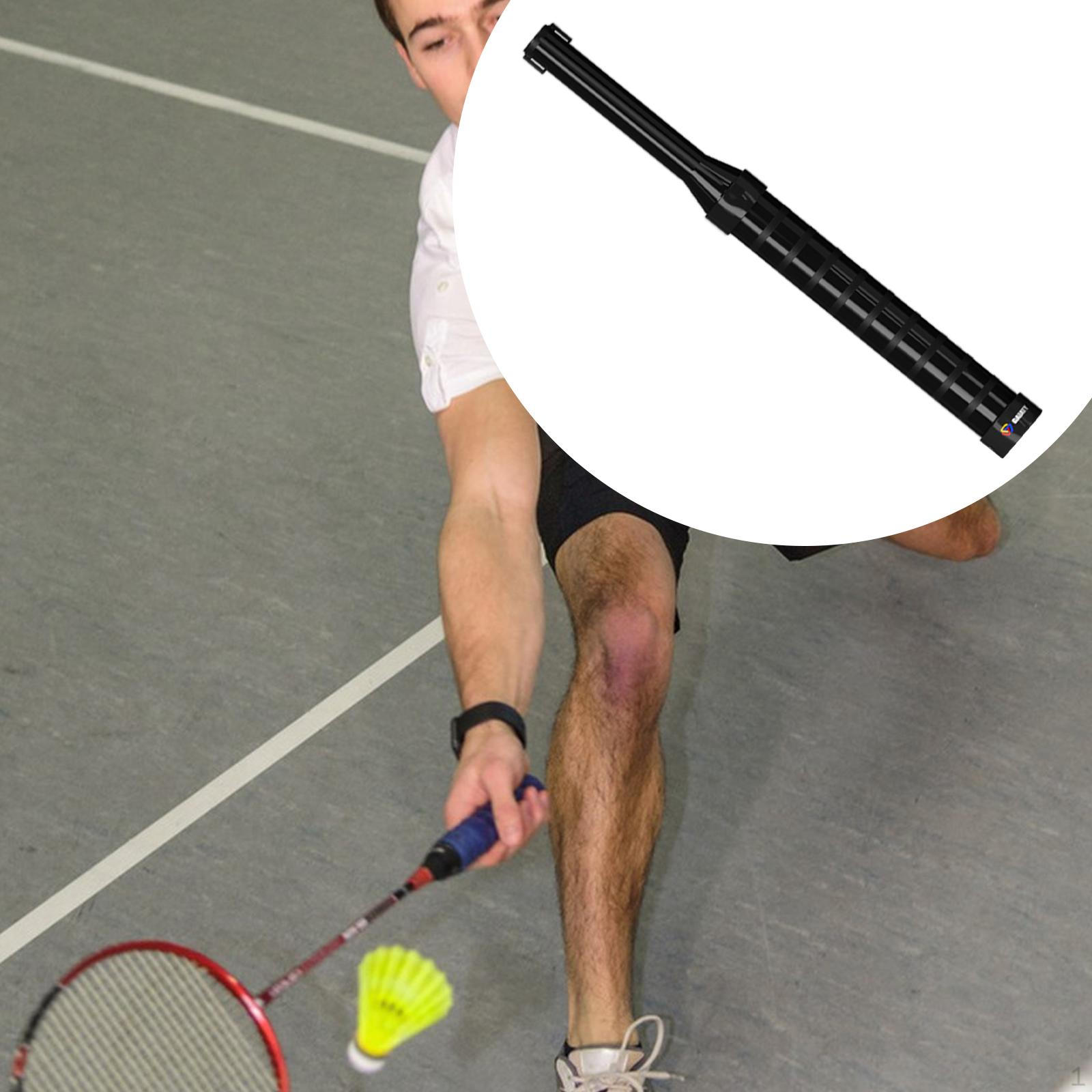 

Badminton Racket Swing Training Auxiliary ,Sound Feedback for Workout Professional чёрный