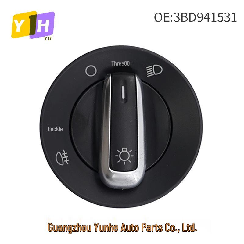 3BD941531A 1C0941531: Headlight & Fog Light Rotary Switch for Volkswagen Passat